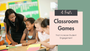 Teacher using classroom games to increase student engagement.