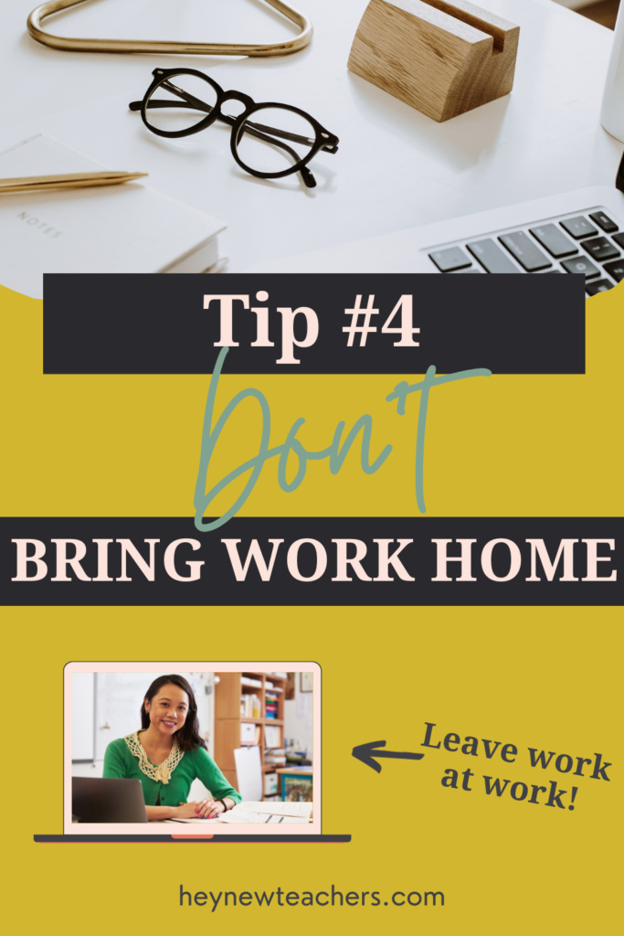 Picture saying to leave work at work and be present at home with your family.