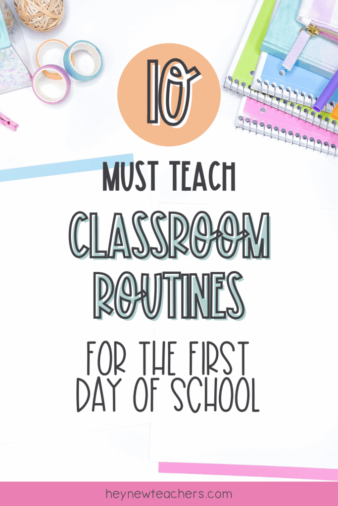 Picture of classroom supplies.