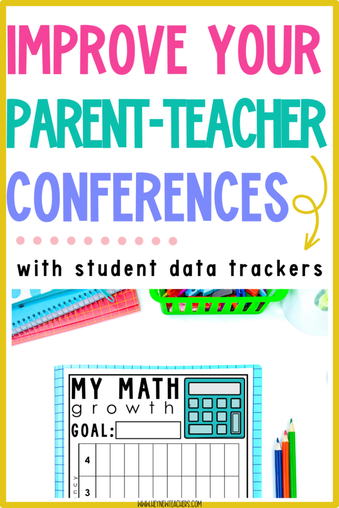 Picture of math growth student data tracker.